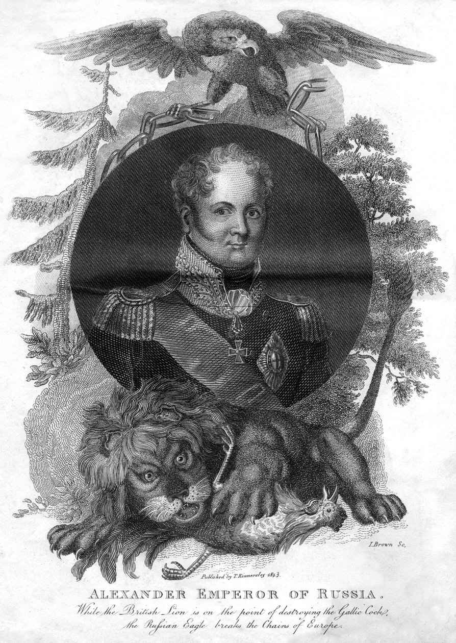 ألكسندر الأول ، إمبراطور روسيا 1777-1825 ، 1816. بواسطة اولا براون