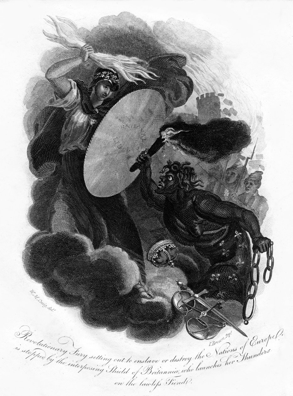 الغضب الثوري وبريطانيا ، 1814. بواسطة اولا براون