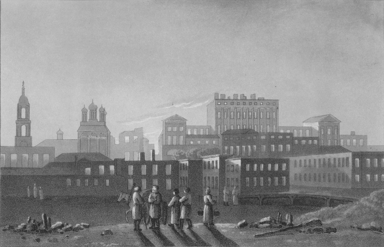 قصور باشوف مينزيكوف ، أبراكسين وج. بيلغورود ، موسكو ، 1817 بواسطة أنا كلارك