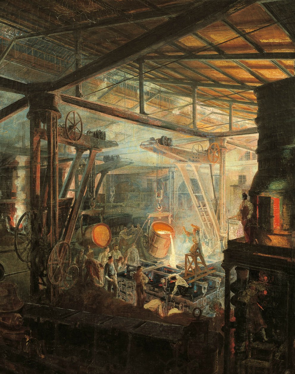 فرنسا ، مسبك ، كاليفورنيا. 1864 (زيت على قماش) بواسطة إجناس فرانسوا بونهوم