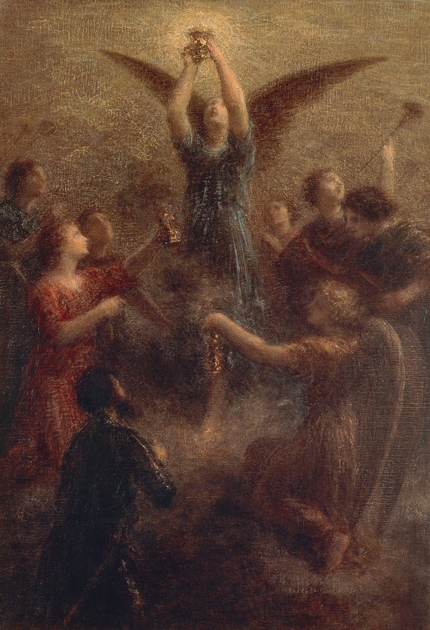 فرنسا ، باريس ، الكأس المقدسة بواسطة Ignace Henri Jean Fantin Latour