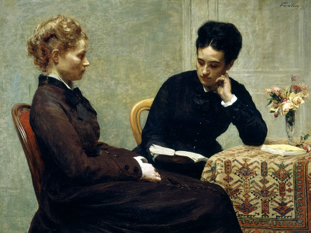 قراءة بواسطة Ignace Henri Jean Fantin Latour
