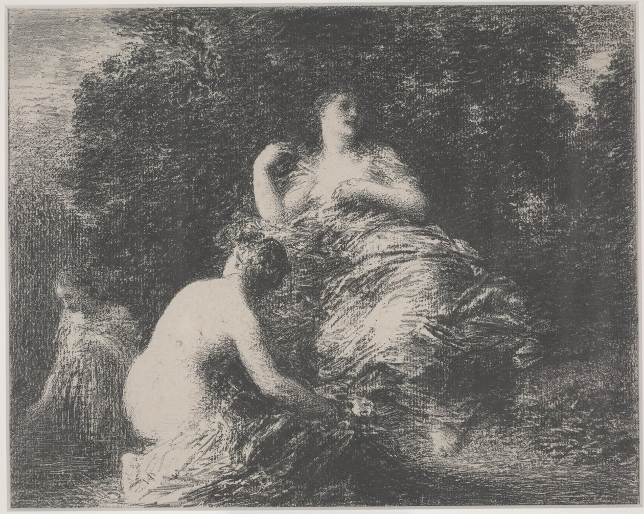 السباحون بواسطة Ignace Henri Jean Fantin Latour