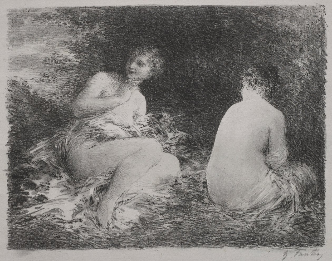 السباحون ، 1899. بواسطة Ignace Henri Jean Fantin Latour