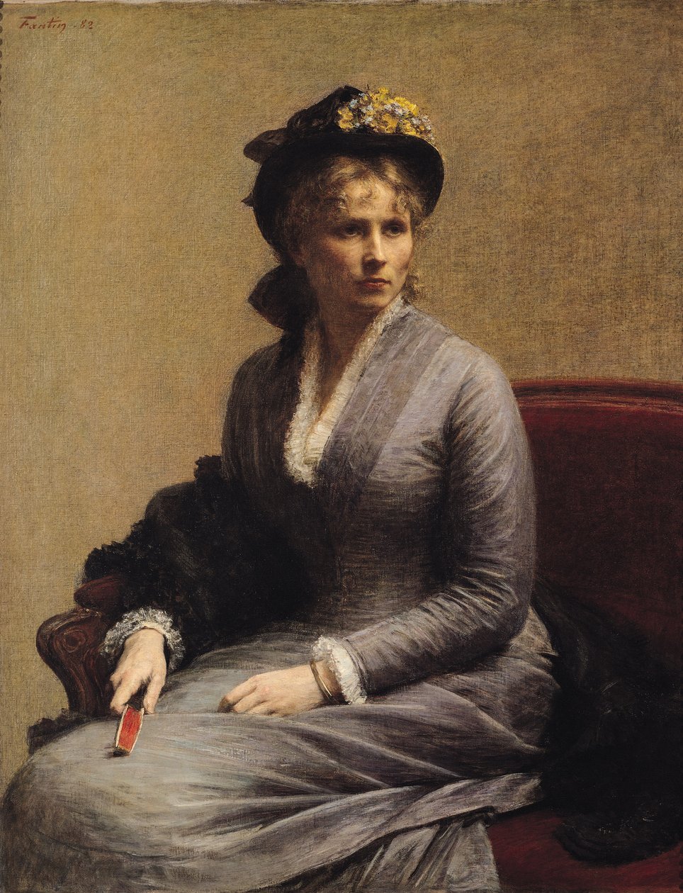 شارلوت دوبورج (1850-1921) 1882 بواسطة Ignace Henri Jean Fantin Latour