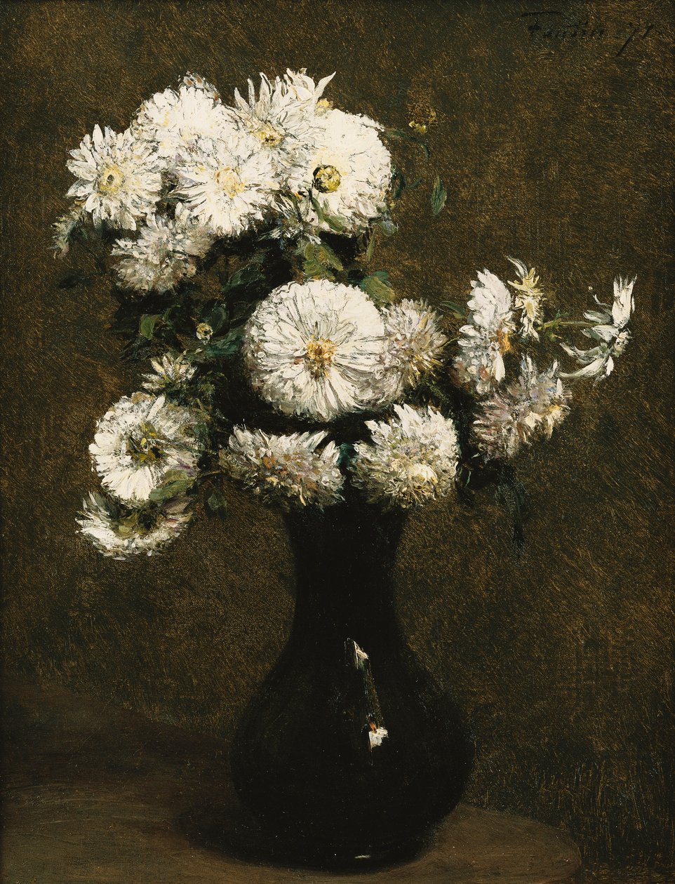 أقحوان. أقحوان ، 1871 بواسطة Ignace Henri Jean Fantin Latour