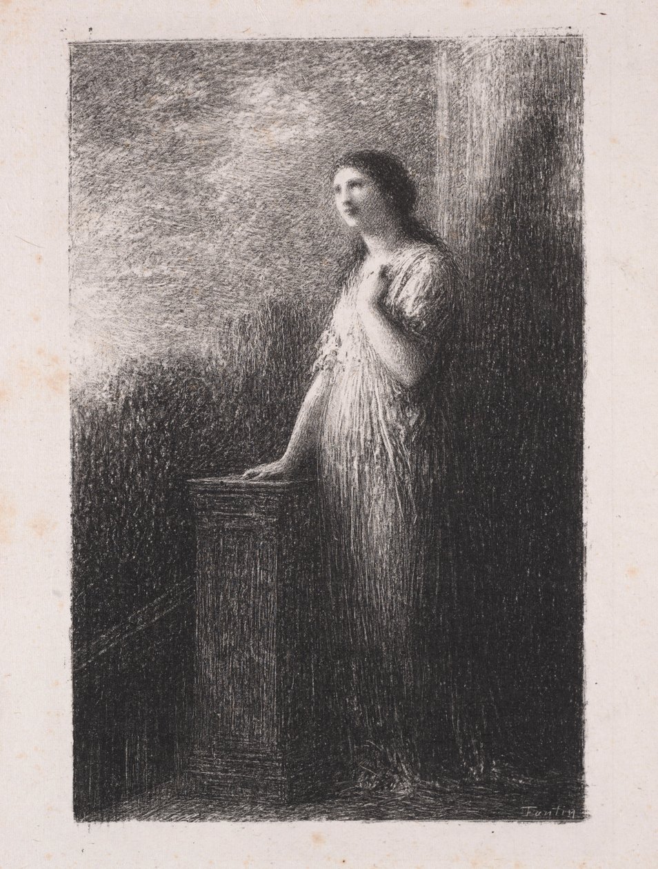 ثقة الليل. بواسطة Ignace Henri Jean Fantin Latour