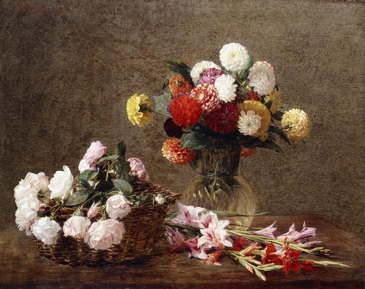 دالياس ، 1896 بواسطة Ignace Henri Jean Fantin Latour