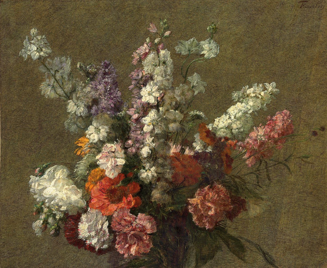 دلفنيوم. قدم لارك ، 1899 بواسطة Ignace Henri Jean Fantin Latour