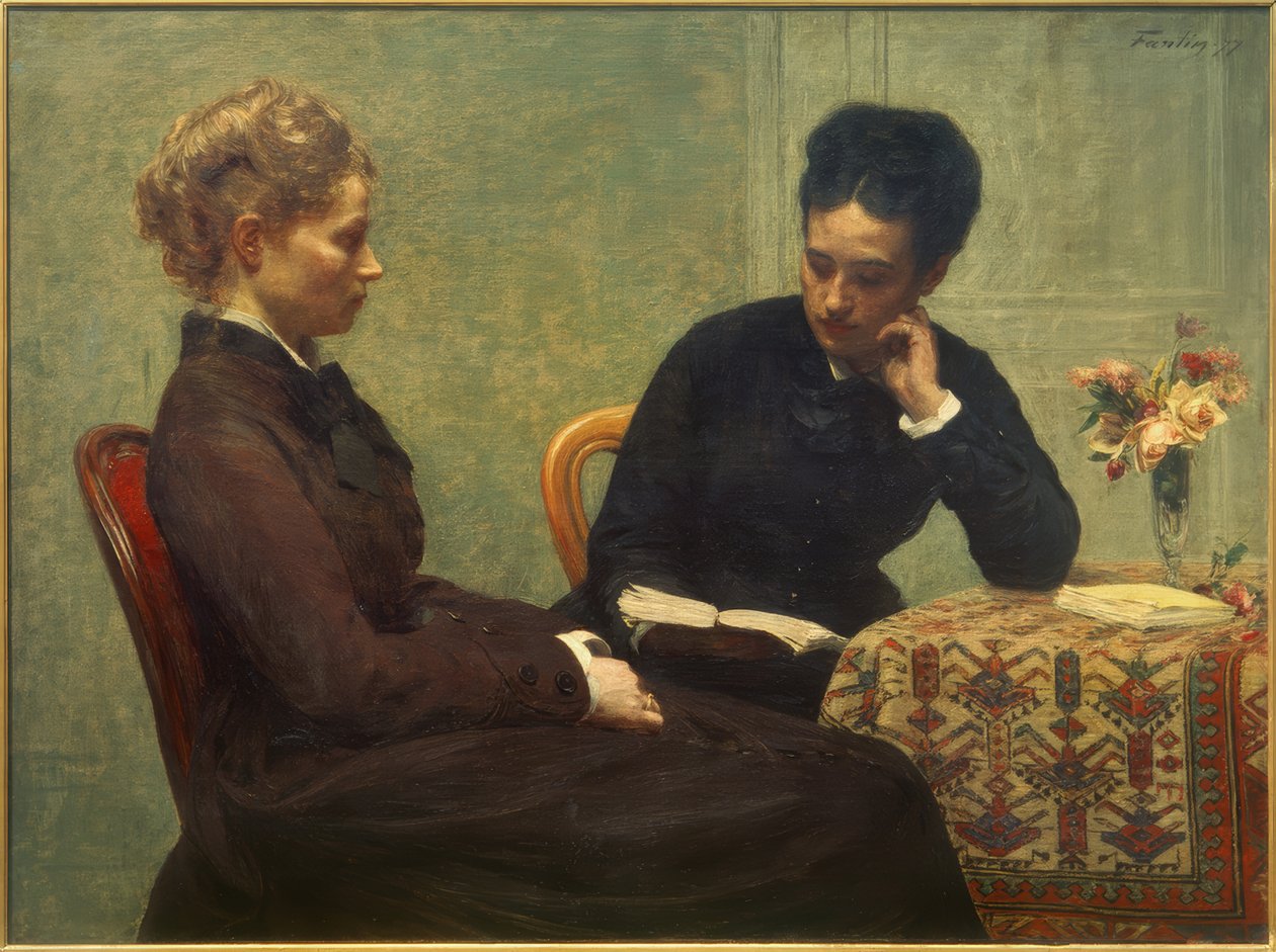 المحاضرة بواسطة Ignace Henri Jean Fantin Latour