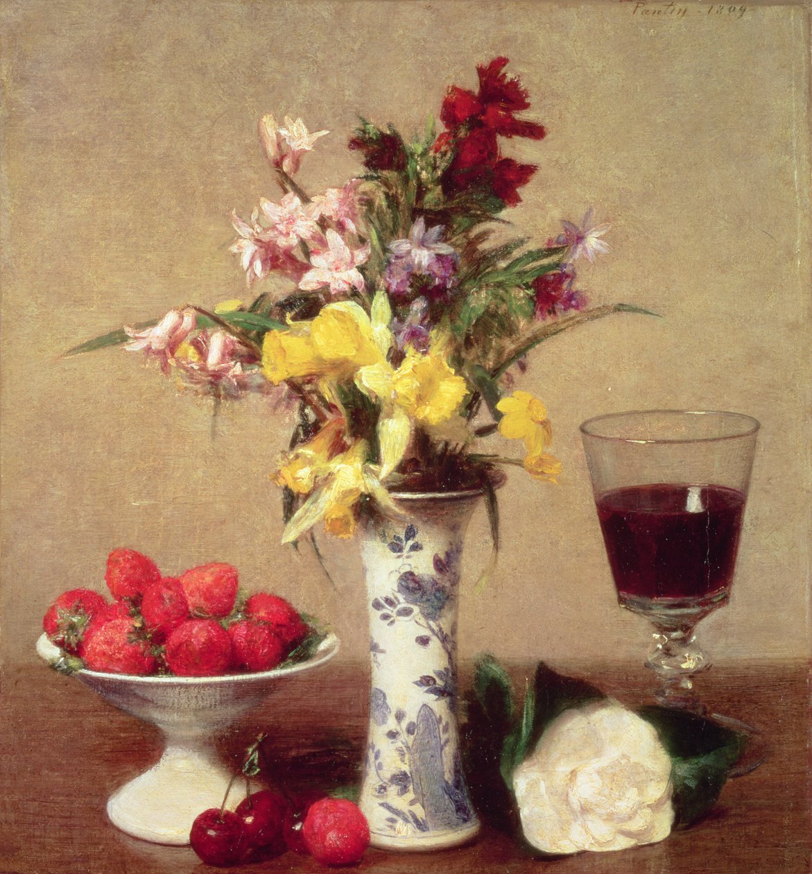 باقة الخطوبة بواسطة Ignace Henri Jean Fantin Latour
