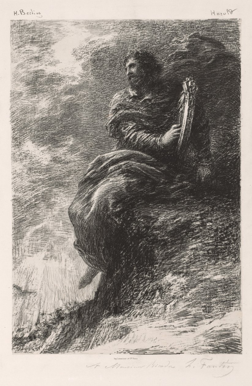هارولد في الجبال ، 1884. بواسطة Ignace Henri Jean Fantin Latour