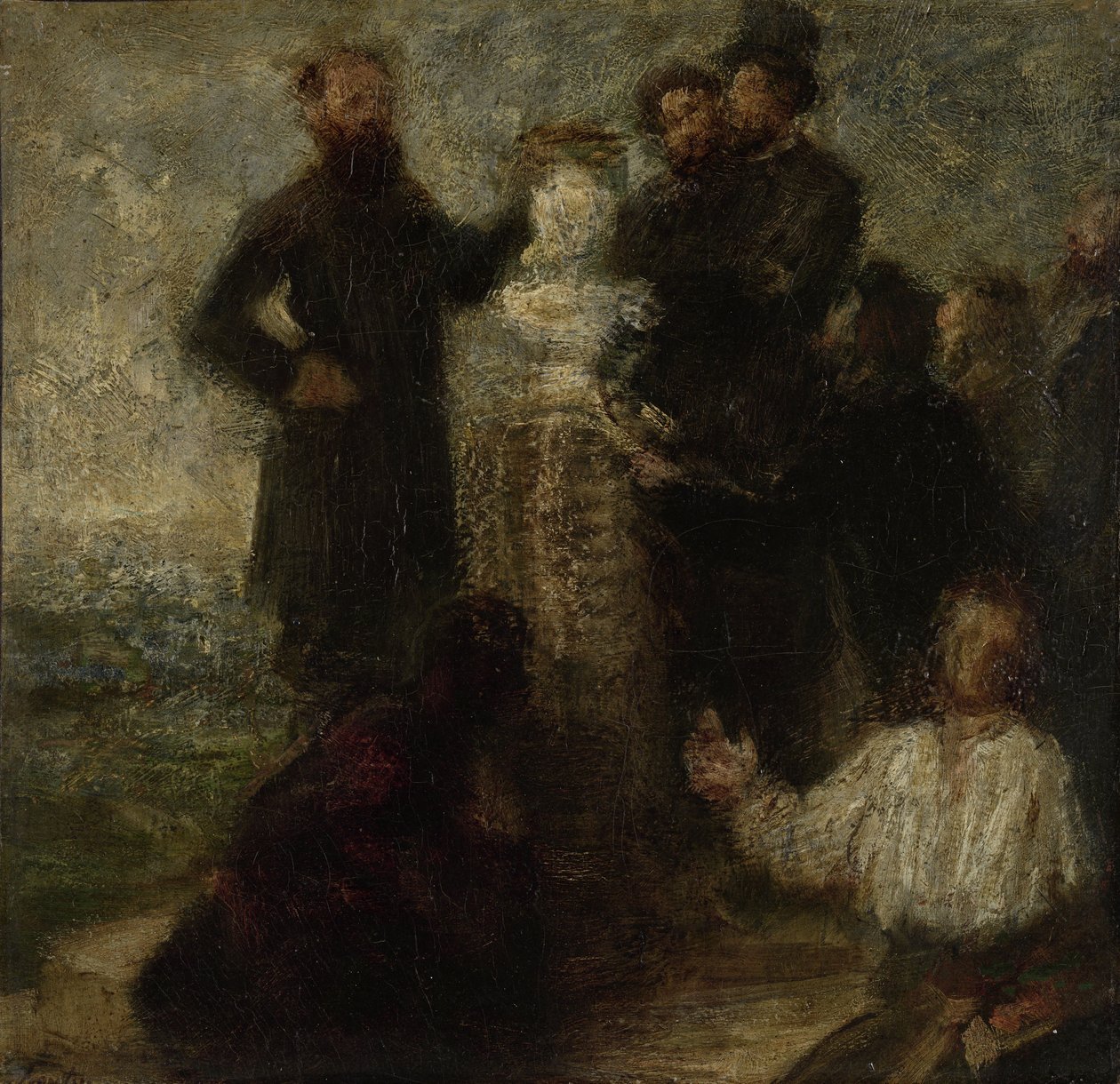تكريم لديلاكروا ، 1863-1864 بواسطة Ignace Henri Jean Fantin Latour