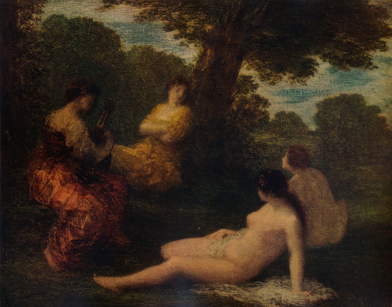 لا كوزيري ، c1878 ، 1938 بواسطة Ignace Henri Jean Fantin Latour