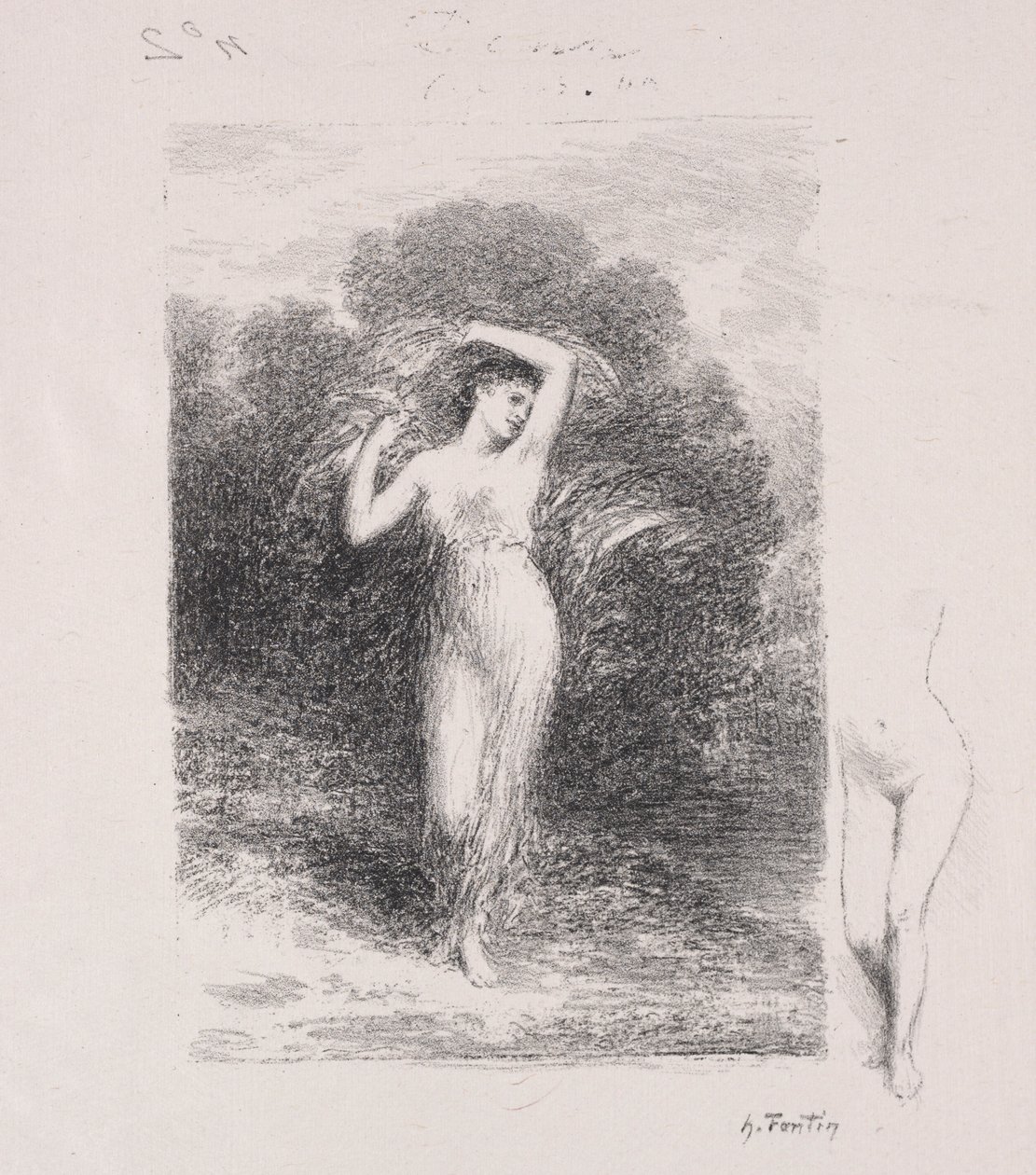 المريض الشاب. بواسطة Ignace Henri Jean Fantin Latour