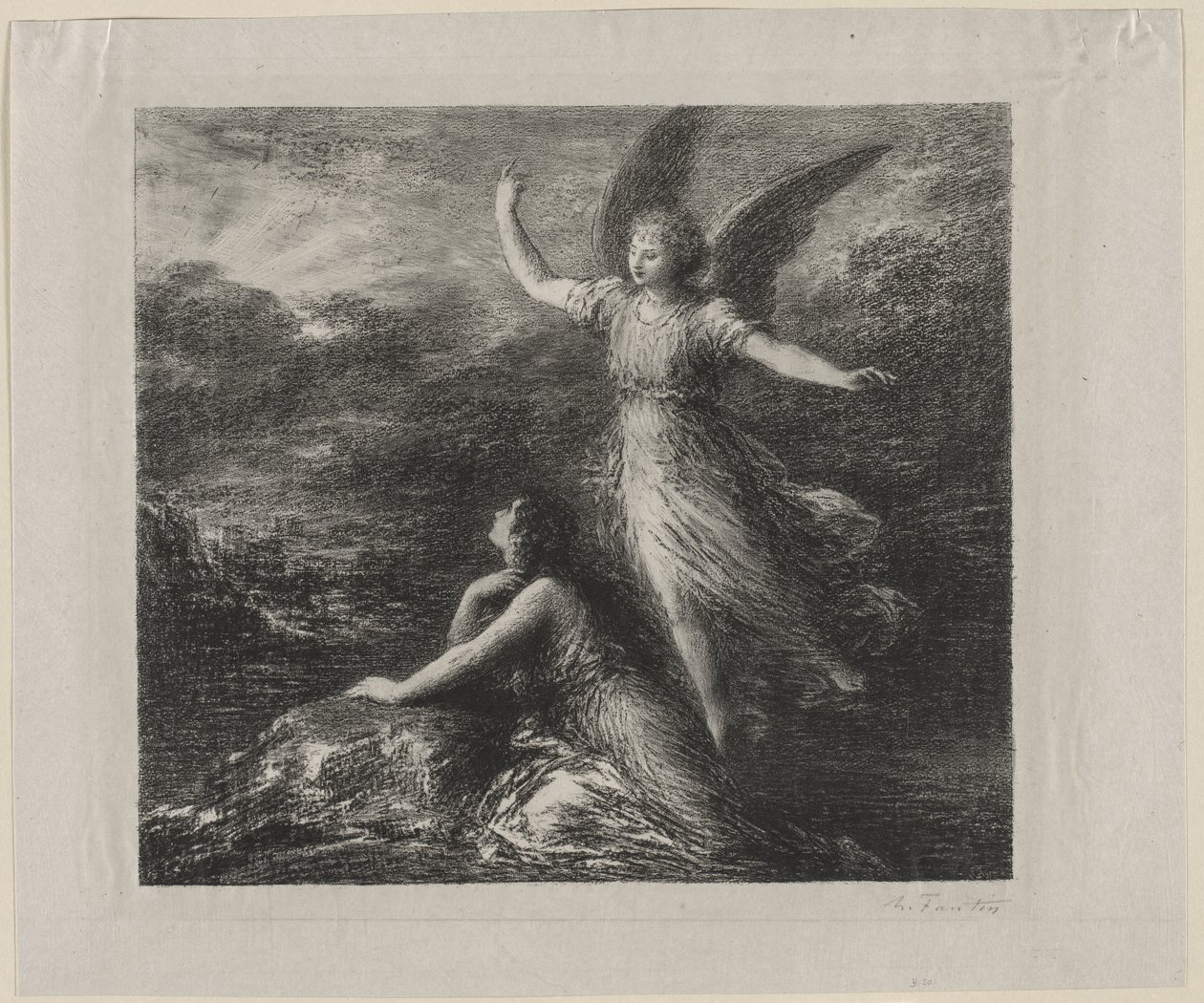 الجنة وبيري ، 1884. بواسطة Ignace Henri Jean Fantin Latour