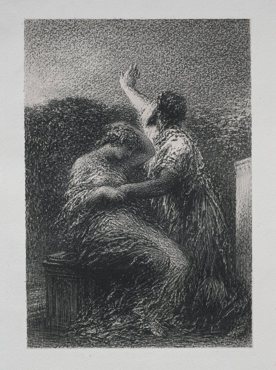 The Magus Baltajar and Fatime، 1891. بواسطة Ignace Henri Jean Fantin Latour