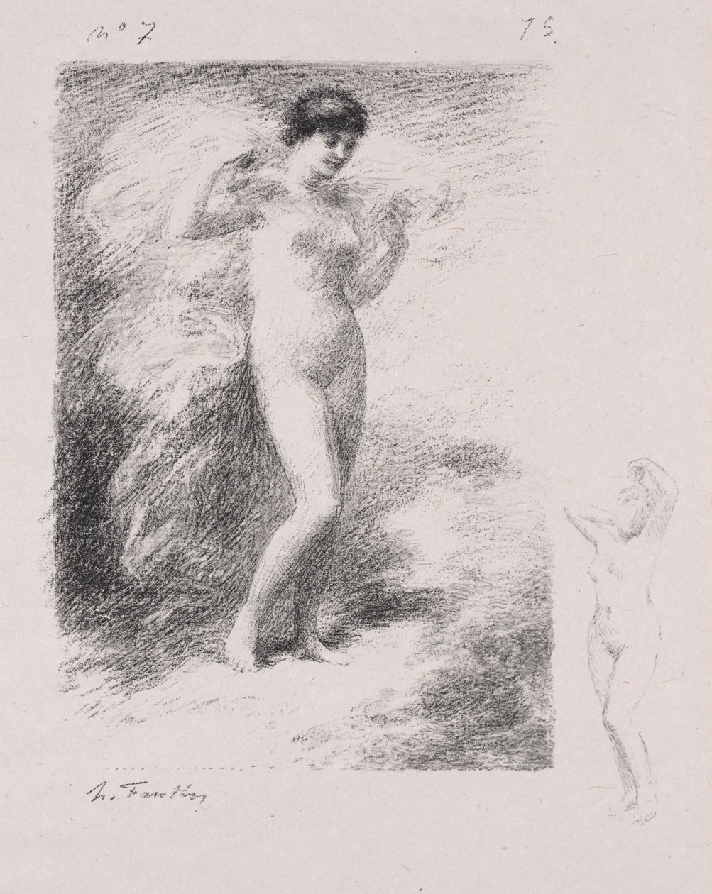 مولود. بواسطة Ignace Henri Jean Fantin Latour
