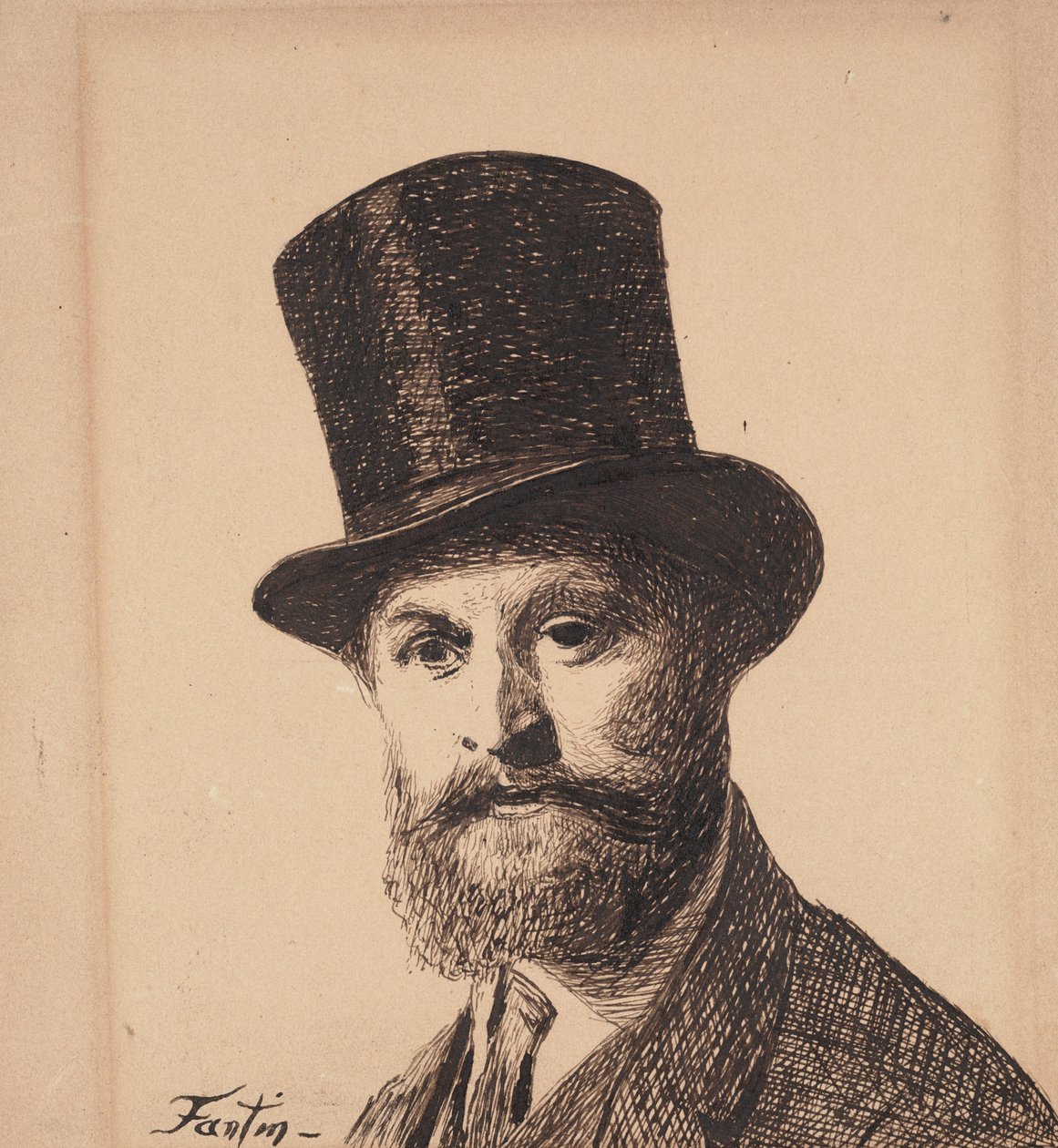 صورة مانيه ، ١٨٦٧ بواسطة Ignace Henri Jean Fantin Latour