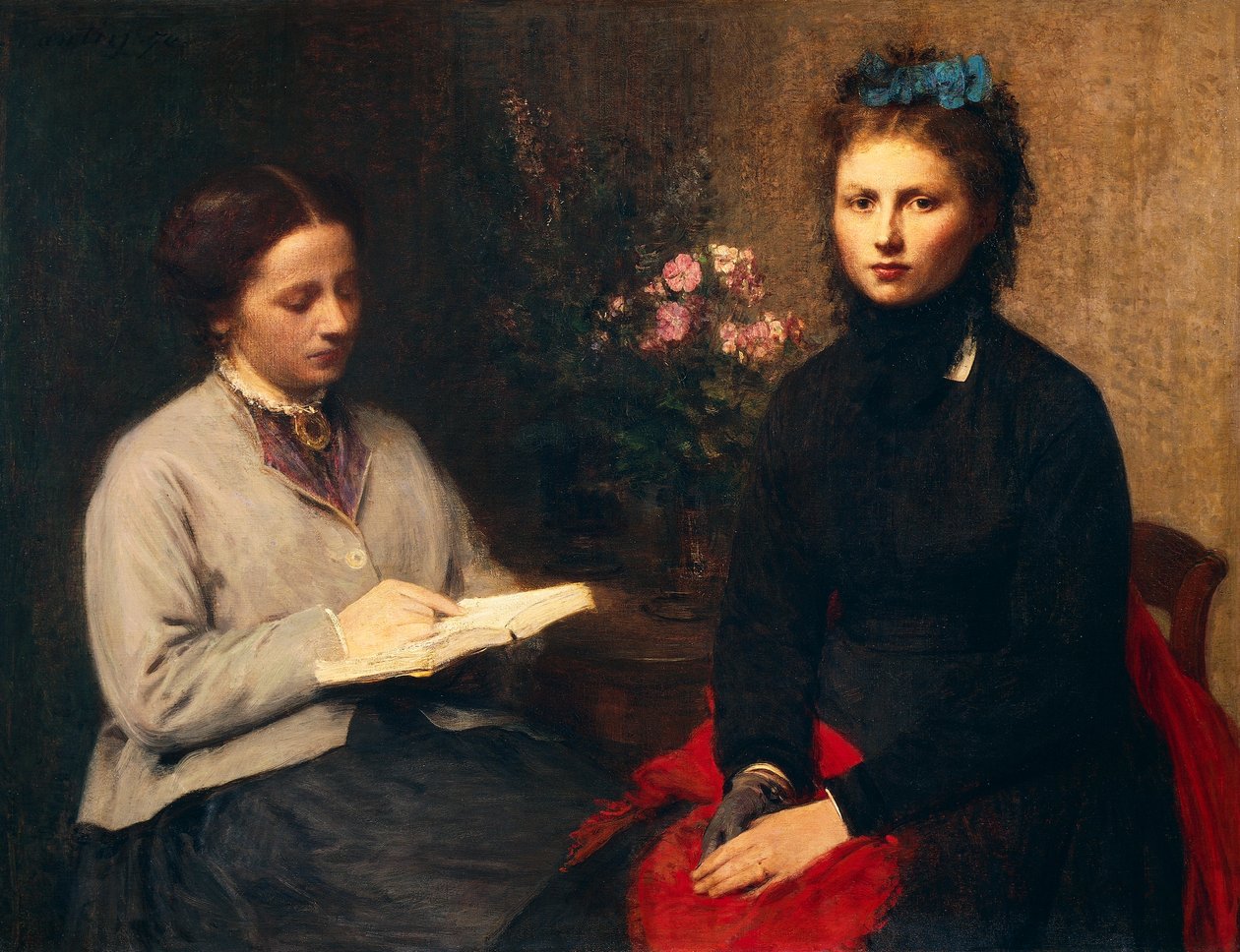 Reading بواسطة Ignace Henri Jean Fantin Latour