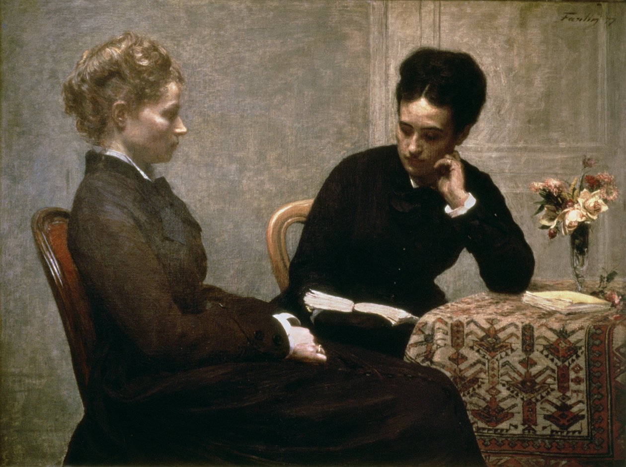 قراءة بواسطة Ignace Henri Jean Fantin Latour