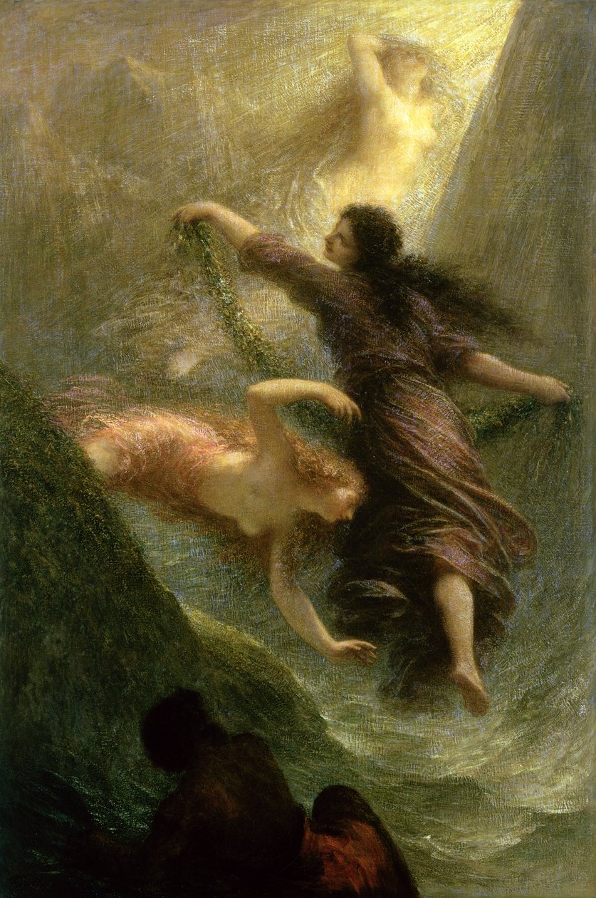 راينجولد ، المشهد الأول ، 1888 بواسطة Ignace Henri Jean Fantin Latour