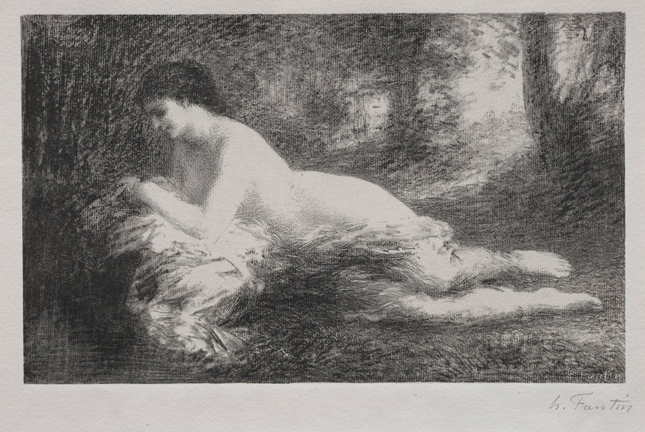 خيالية. بواسطة Ignace Henri Jean Fantin Latour