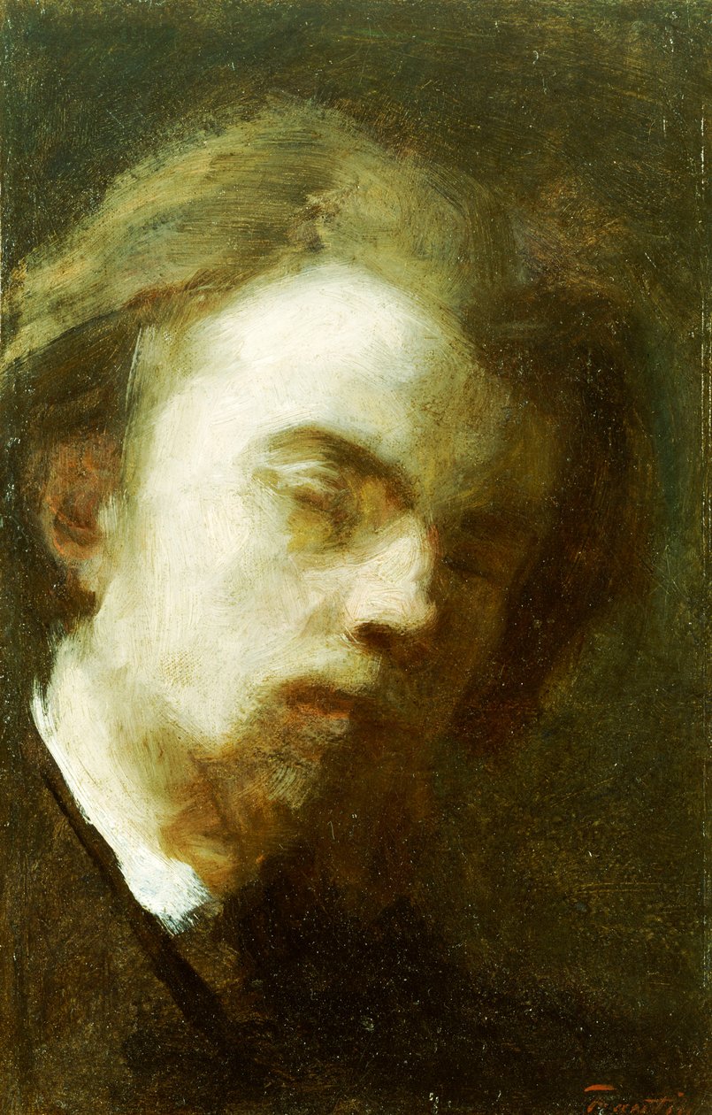 صورة ذاتية ، 1858 بواسطة Ignace Henri Jean Fantin Latour