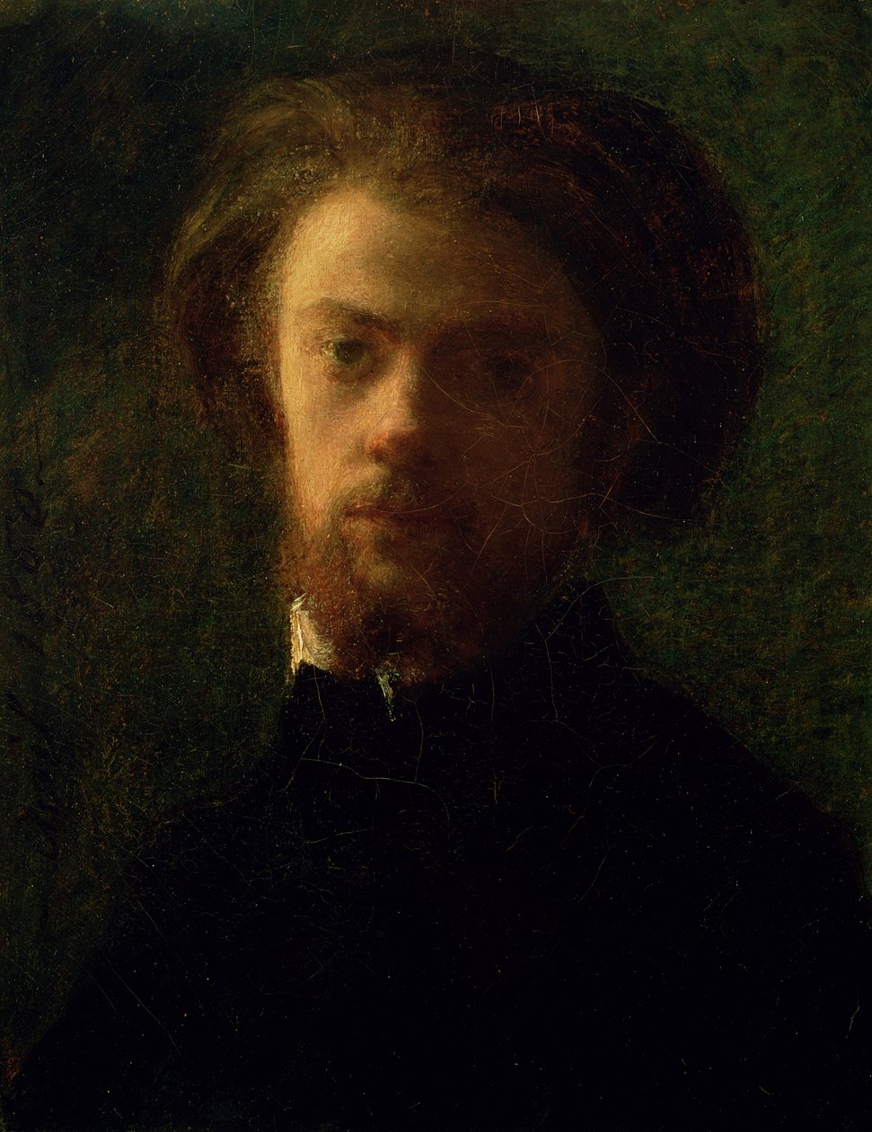 بورتريه ذاتي 1860 بواسطة Ignace Henri Jean Fantin Latour
