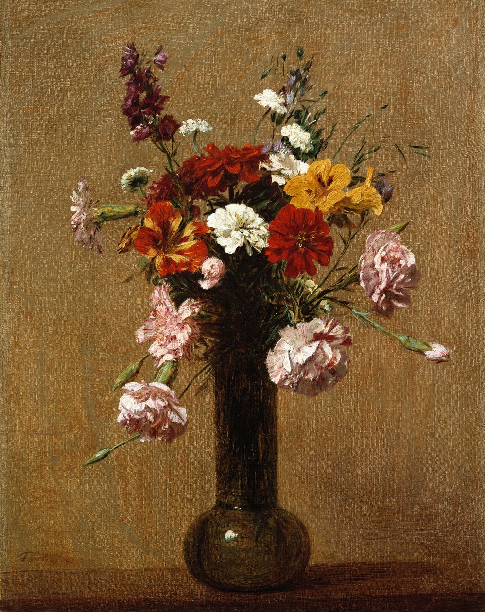باقة صغيرة ، 1891 بواسطة Ignace Henri Jean Fantin Latour