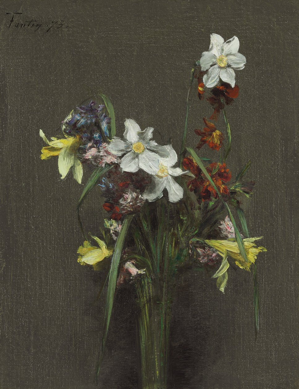 ازهار الربيع؛ زهور الربيع ، 1873 بواسطة Ignace Henri Jean Fantin Latour