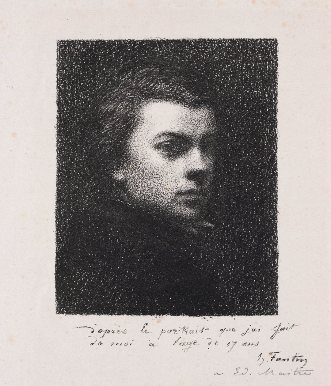الفنان في 17 سنة ، 1892. بواسطة Ignace Henri Jean Fantin Latour