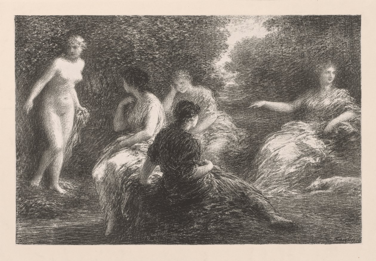 السباحون ، 1896. بواسطة Ignace Henri Jean Fantin Latour