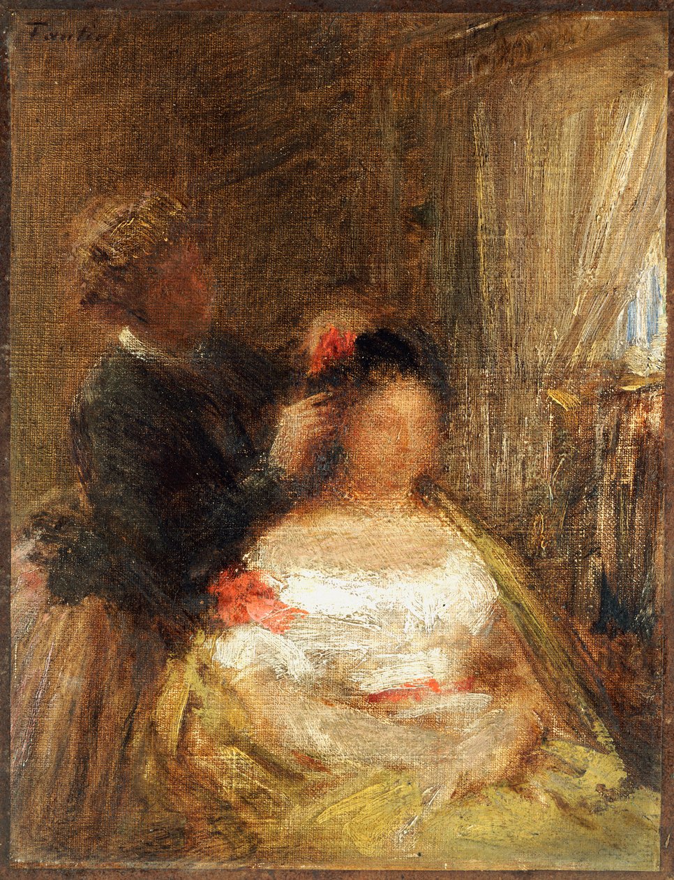 مصفف الشعر بواسطة Ignace Henri Jean Fantin Latour