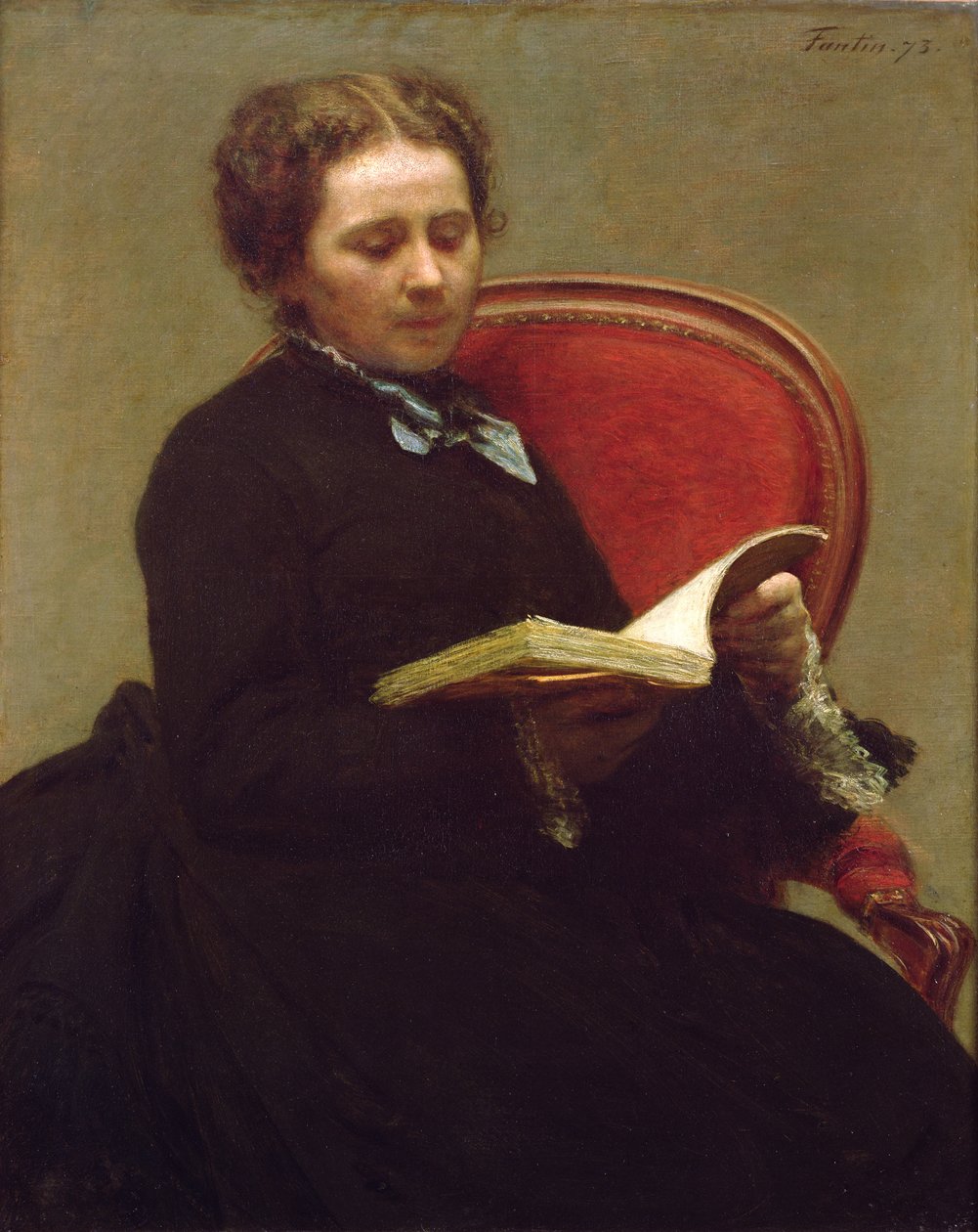 فيكتوريا دوبورج (1840-1926) 1873 بواسطة Ignace Henri Jean Fantin Latour