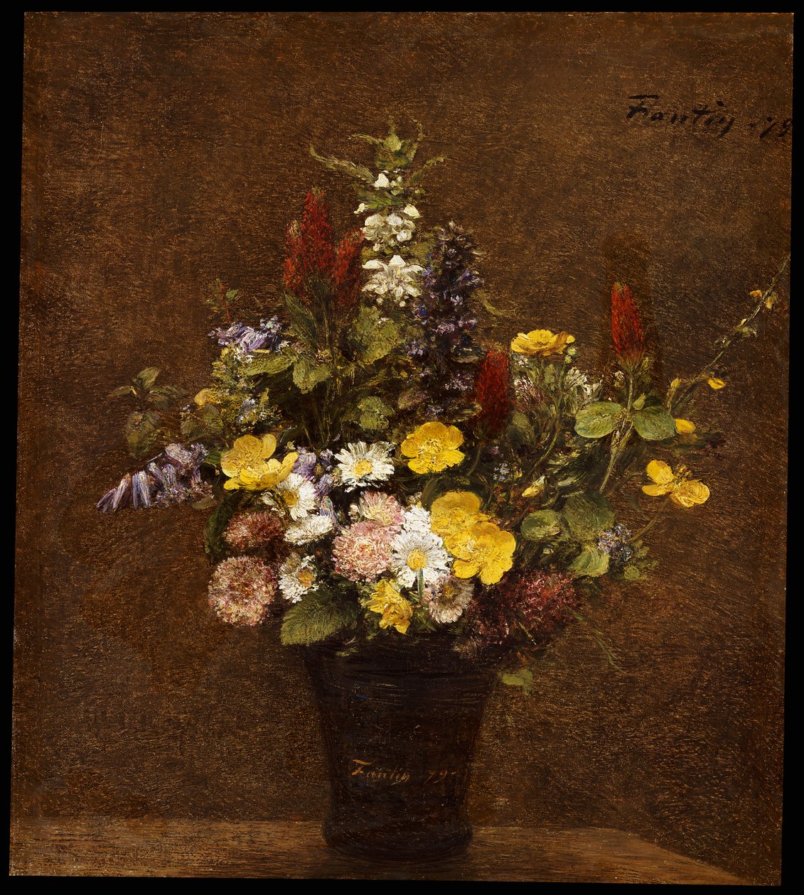 الزهور البرية بواسطة Ignace Henri Jean Fantin Latour