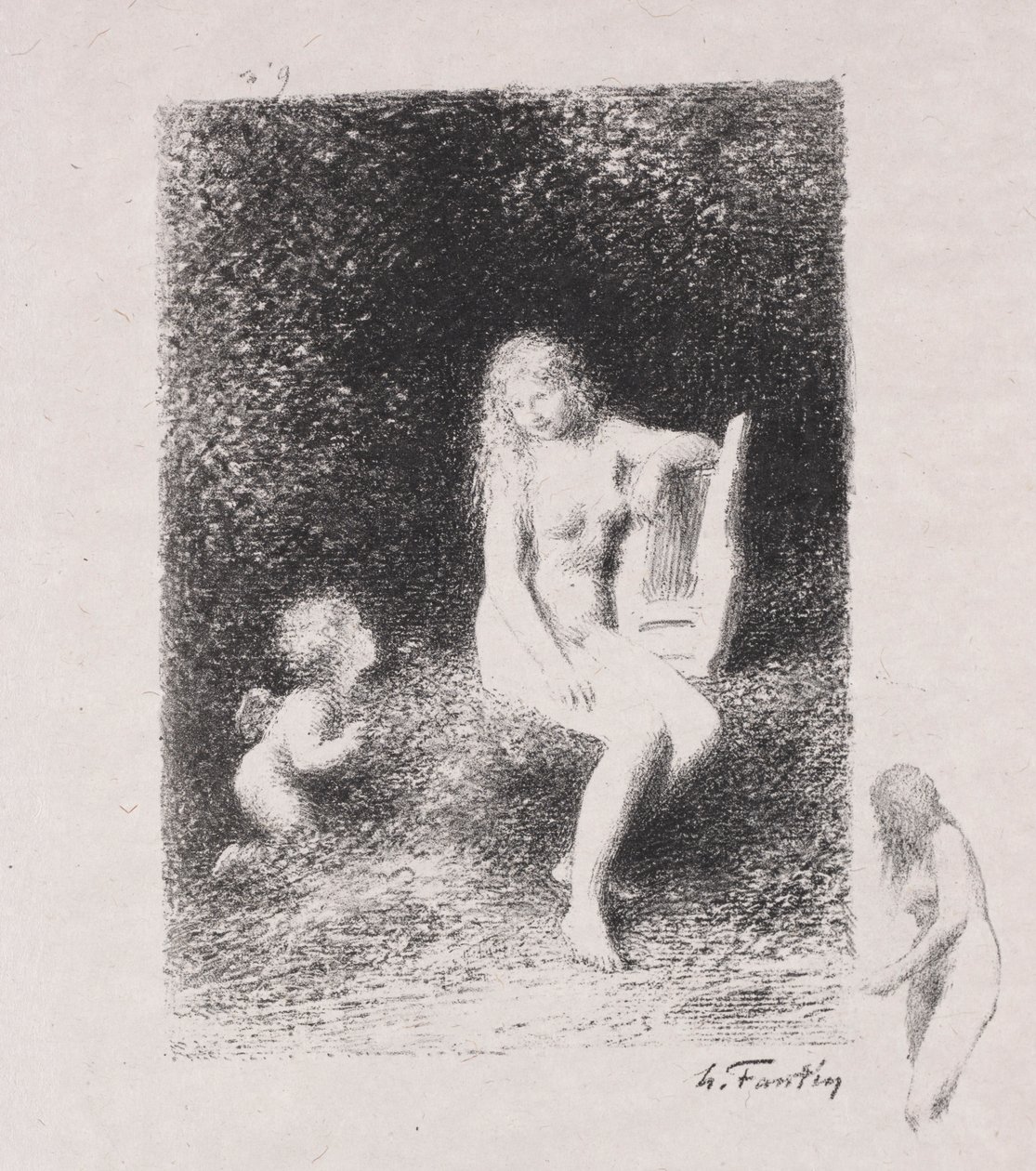 الحادي والعشرون. بواسطة Ignace Henri Jean Fantin Latour