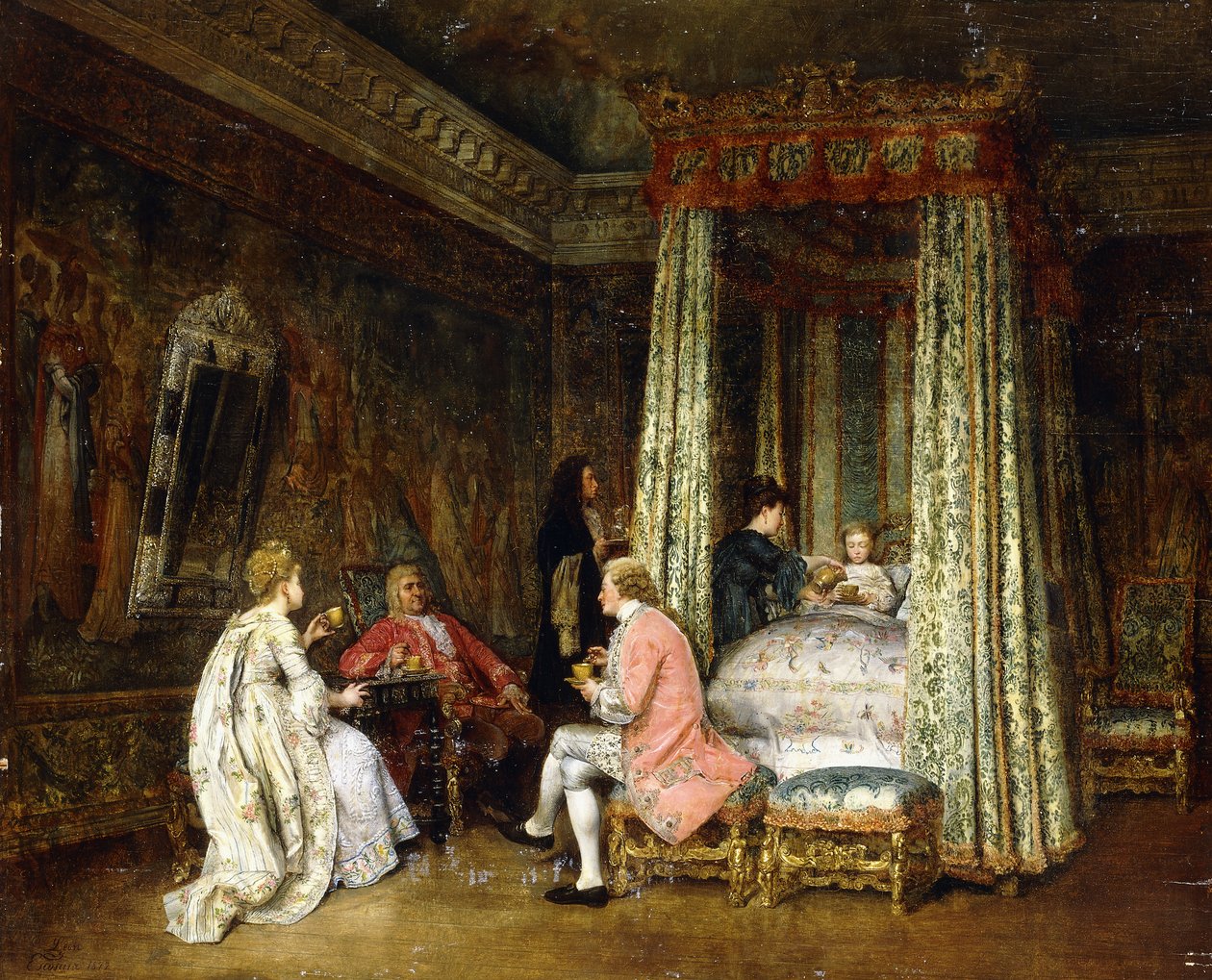 في غرفة الأمير 1872 بواسطة Ignacio Leon y Escosura