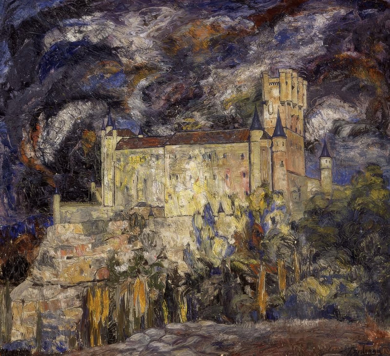 ALCAZAR DE SEGOVIA - 1925 - OLEO - LIENZO - 115X124 CM بواسطة Ignacio Zuloaga y Zabaleta