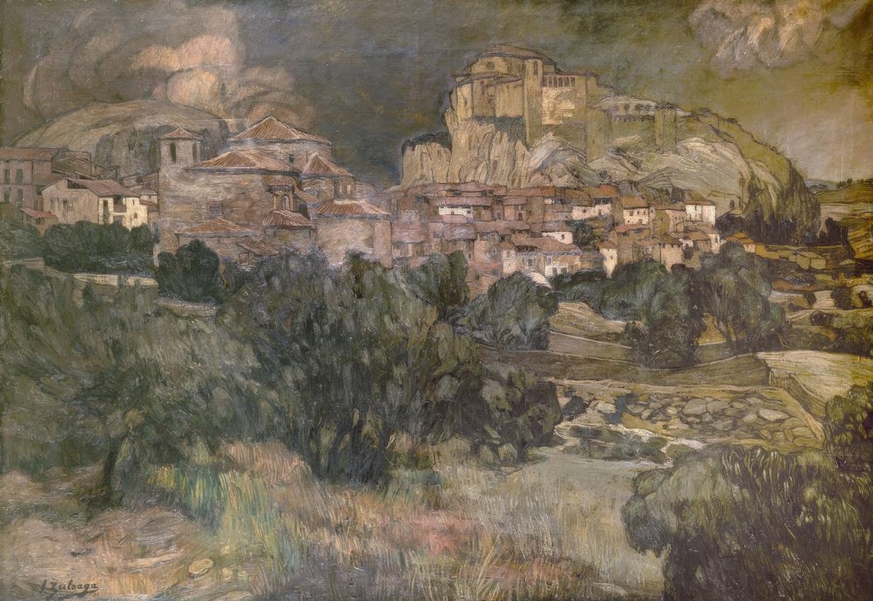 القوير - OLEO - LIENZO - 139X199 سم بواسطة Ignacio Zuloaga y Zabaleta