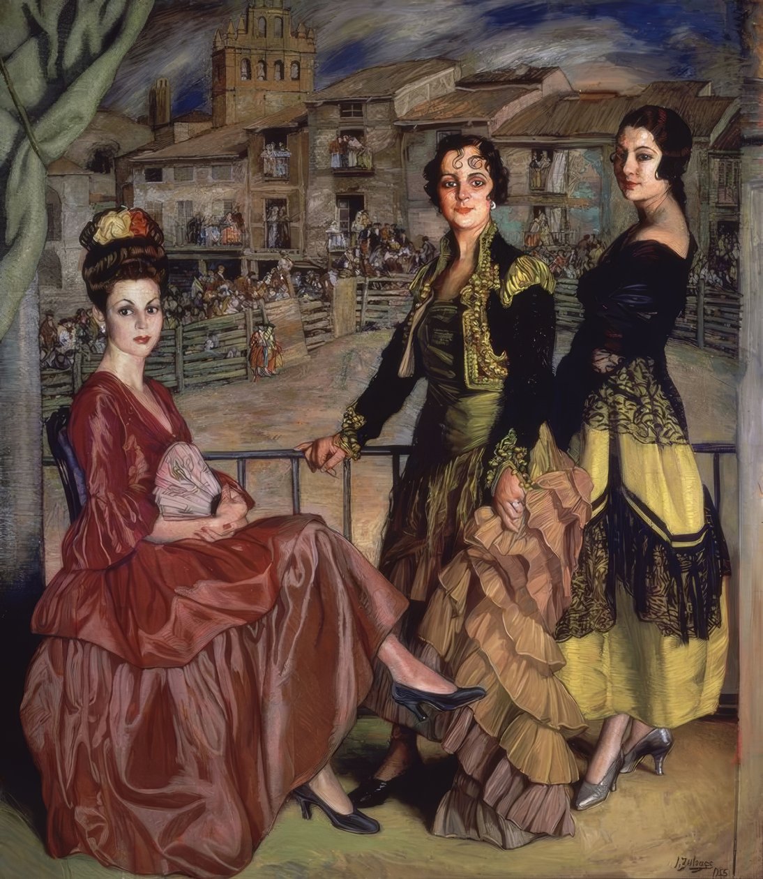 EL PALCO DE LAS PRESIDENTAS - 1945 - OLEO - LIENZO - 178 X 204 CM بواسطة Ignacio Zuloaga y Zabaleta