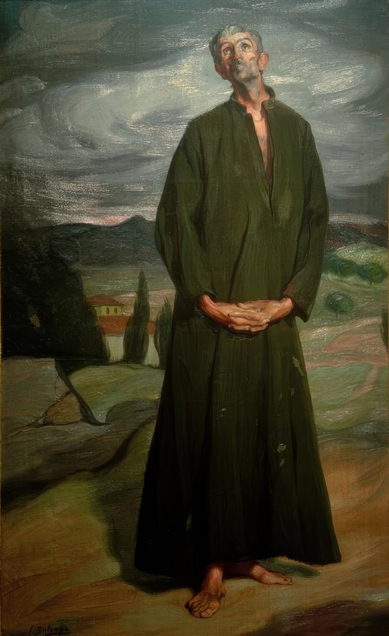 I.Zuloaga الناسك بواسطة Ignacio Zuloaga y Zabaleta
