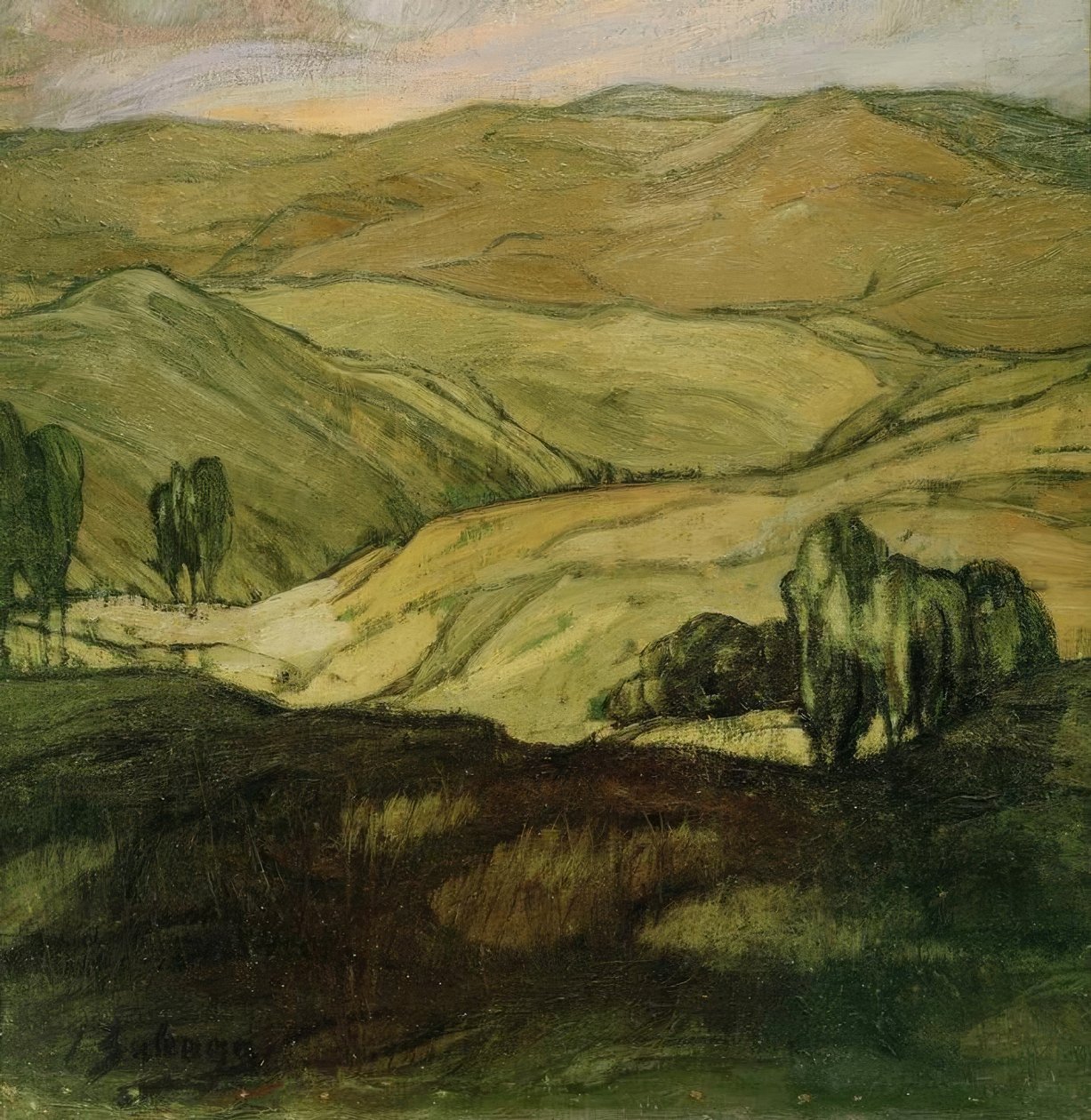 المناظر الطبيعية في أراغون بواسطة Ignacio Zuloaga y Zabaleta