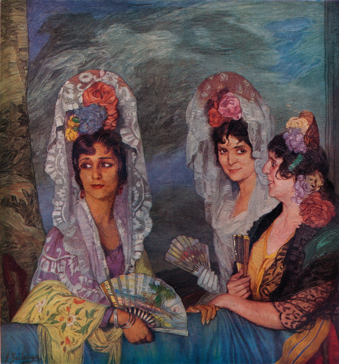 الشرفة ، ج 1931 بواسطة Ignacio Zuloaga y Zabaleta