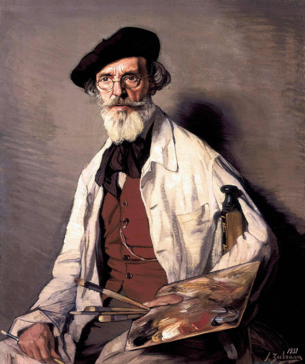 صورة للرسام بابلو أورانجا (1861-1934) 1937 (زيت على قماش) بواسطة Ignacio Zuloaga y Zabaleta