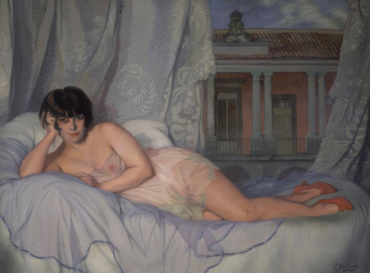 SEURORA DE ESCARDO - 1927 - O - L - 124X163 CM بواسطة Ignacio Zuloaga y Zabaleta