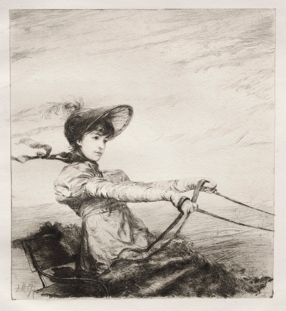 جميل ، 1884. بواسطة Ignaz Marcel Gaugengigl
