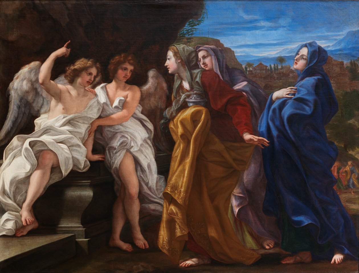 The Marys at the Sepulcher ، c.168485 بواسطة Il Baciccio