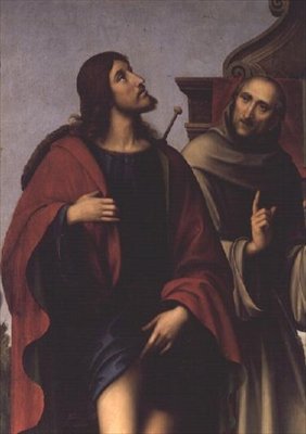 سانت روش (التفاصيل من المذبح) بواسطة Il Francia