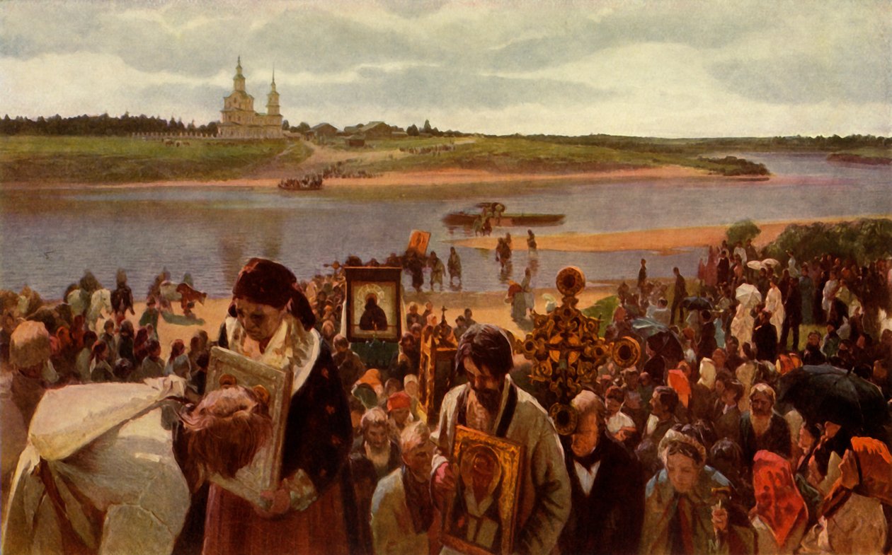 "موكب الصليب" ، 1893 ، 1965. بواسطة إيلاريون بريانيشنيكوف